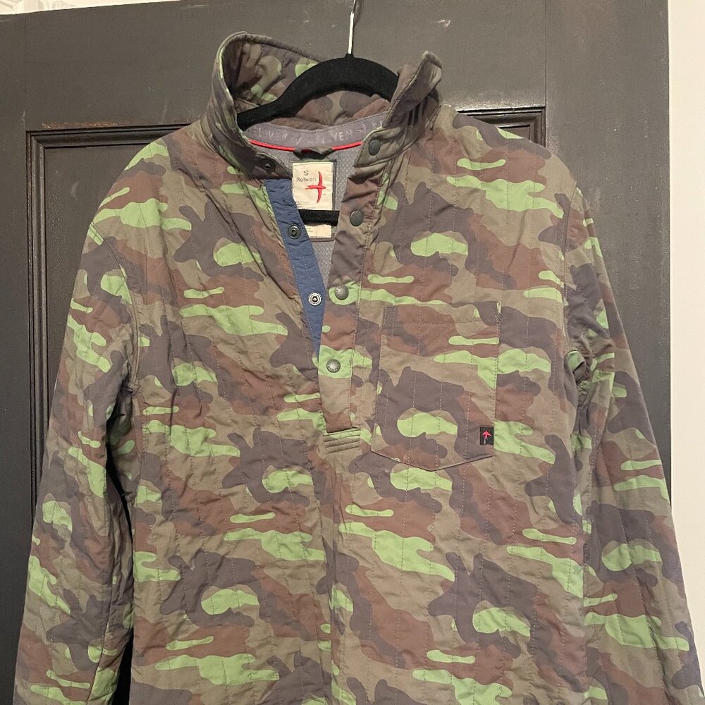 Relwen Camo quilted polo jacket (S)